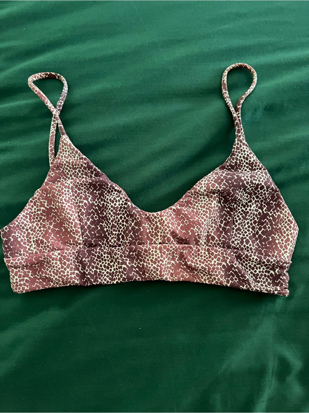 Benoa Swim Pink Mauve Snake-Print Bikini - Picture 5 of 9